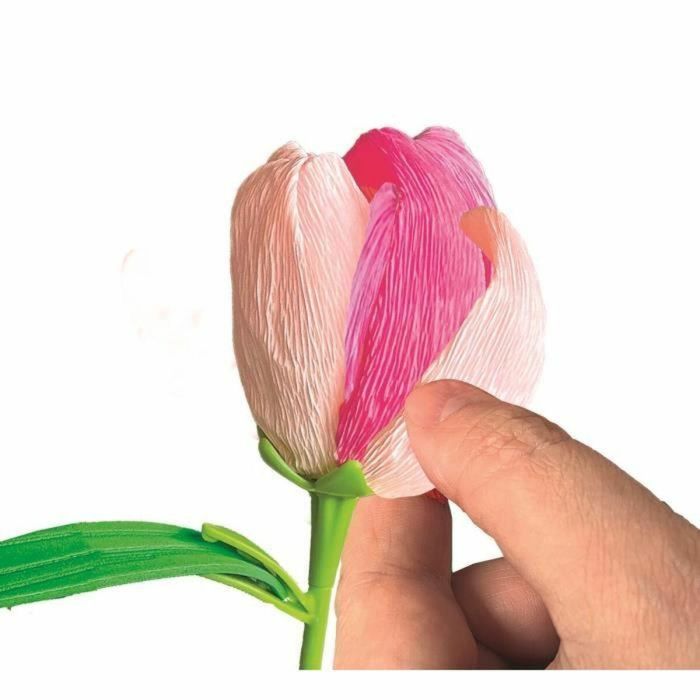 Clementoni CLE8005125188789 Kit Crea tus flores Tulipán 4 Clementoni CLE8005125188789 Kit Crea tus flores Tulipán 4