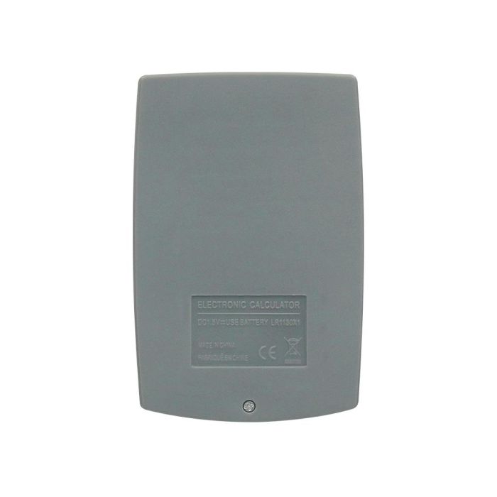 Calculadora Liderpapel Bolsillo Xf03 8 Digitos Pilas Color Gris 99x64x9 mm 3