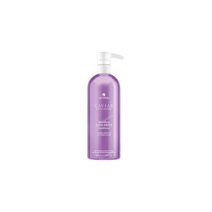Alterna Caviar Smoothing Anti-Frizz Acondicionador Profesional Antiencrespamiento, Alisador y Nutritivo para Cabello Suave 1000 ml