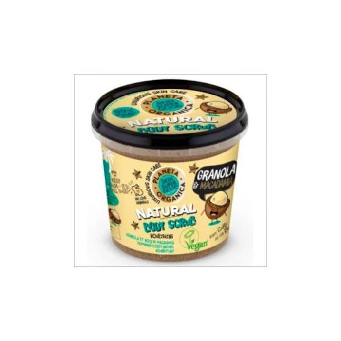 SKIN SUPER GOOD Exfoliante Corporal Granola-Macadamia Nut 360ml - Piel suave y tersa