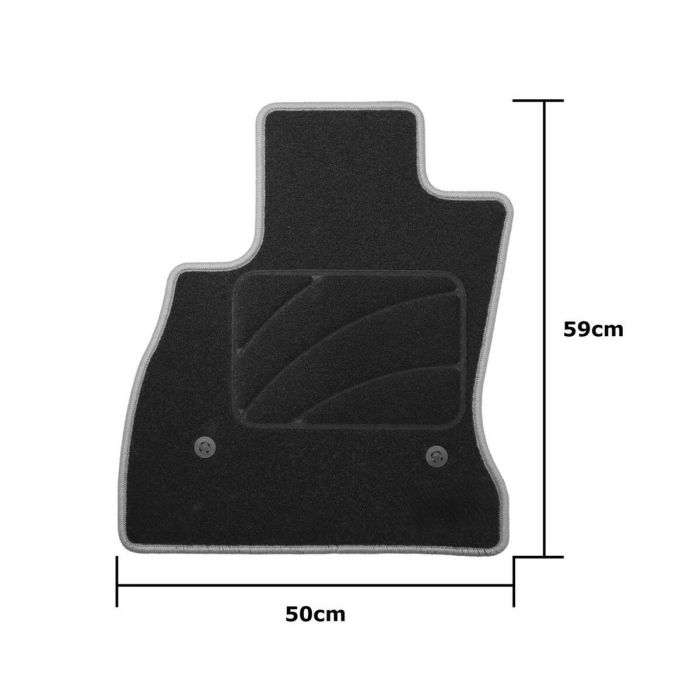 Alfombra A Medida Fiat 500 L 2012-2017 5Pz Ribete Amarillo OCCFT0004YE 2 Alfombra A Medida Fiat 500 L 2012-2017 5Pz Ribete Amarillo OCCFT0004YE 2