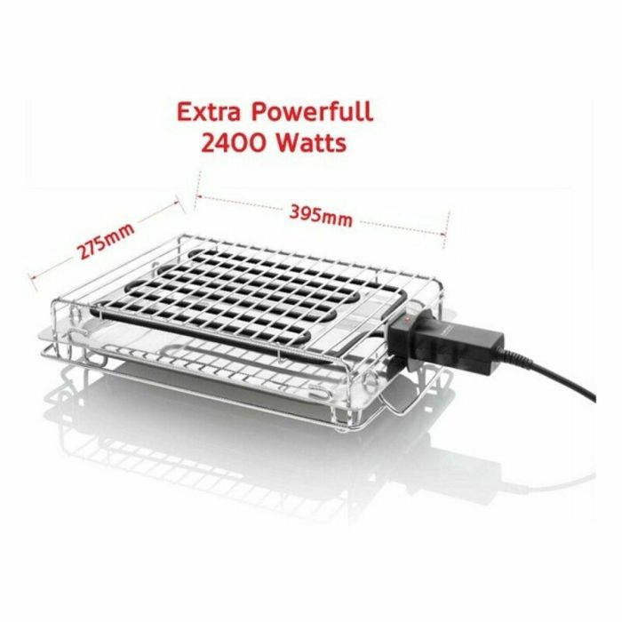 Grill Haeger GR-240.013A 2400W Negro Multicolor 2400 W (395 x 275mm) 1 Grill Haeger GR-240.013A 2400W Negro Multicolor 2400 W (395 x 275mm) 1