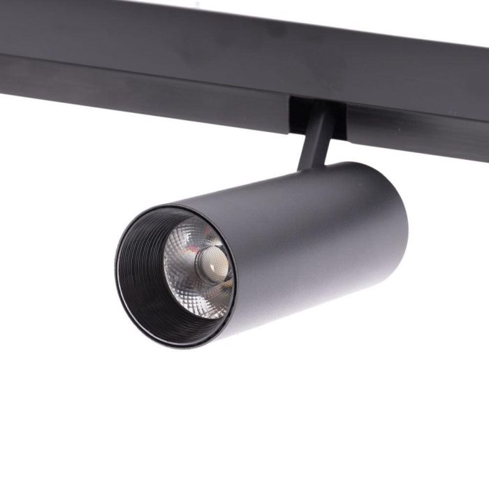 HO-HO20-GD1-20W-W Foco LED 20W 1530Lm CRI90 4200K Carril Magnético 20mm para Tiendas, Exposiciones y Comercios