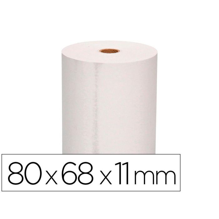 Rollo Sumadora Q-Connect Termico 80x68x11 mm 58 gr Sin Bisfenol A 10 unidades