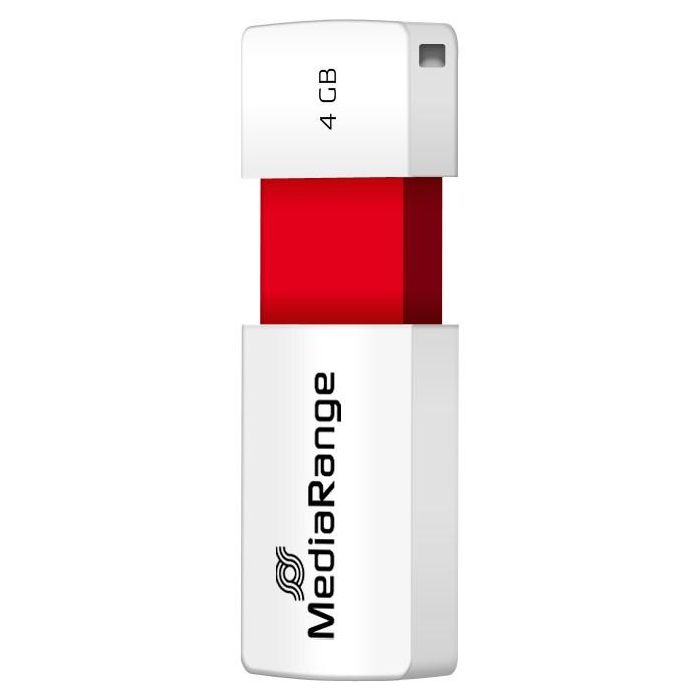 STICK MediaRange USB-Stick 4GB USB 2.0 Slider red 0 STICK MediaRange USB-Stick 4GB USB 2.0 Slider red 0