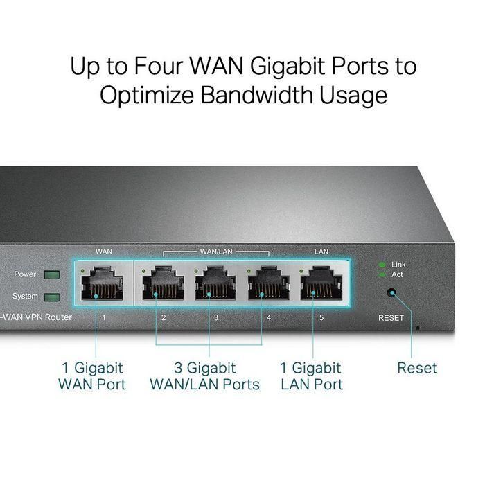 TP-LINK SafeStream? Gigabit Multi-WAN VPN Router 4