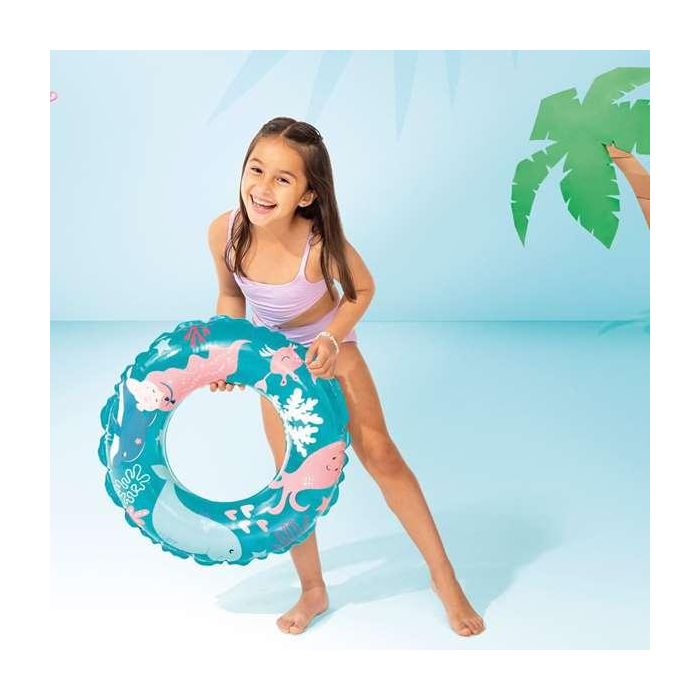 Intex Flotador Transparente 61 cm (6-10 Años) - 3 Modelos Surtidos 5