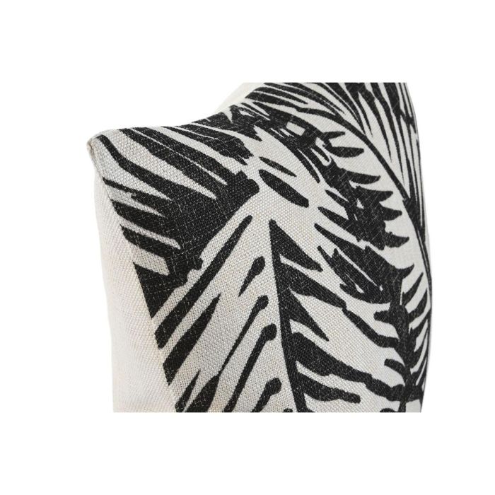 Cojín Home ESPRIT Blanco Negro Impreso 45 x 15 x 45 cm 4