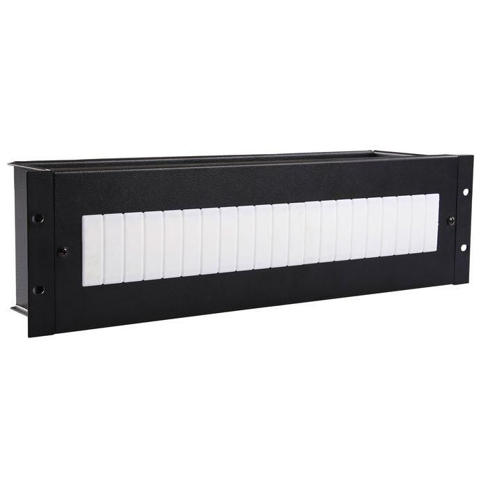 Lanview Módulo Distribución Eléctrica 3U 19" para Armarios Rack con Carril DIN, Busbar y Pieza Ciega - Negro Lanview Módulo Distribución Eléctrica 3U 19" para Armarios Rack con Carril DIN, Busbar y Pieza Ciega - Negro