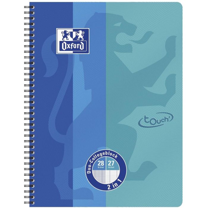 OXFORD Collegeblock-Duo Touch A4+ L.28 + L.27