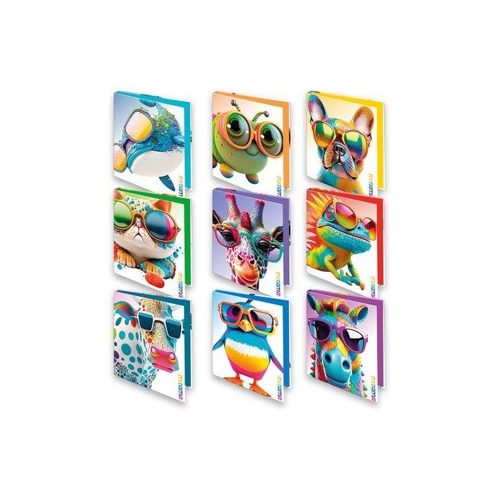 Carpeta De Anillas Mitama Coleccion Animal 27X32Cm 4 An. 30Mm Colores Surtidos