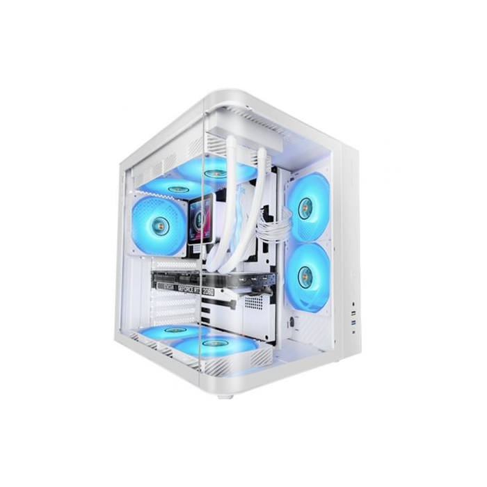 Caja Gaming Semitorre Mars Gaming MC-CURV/ Blanca 1