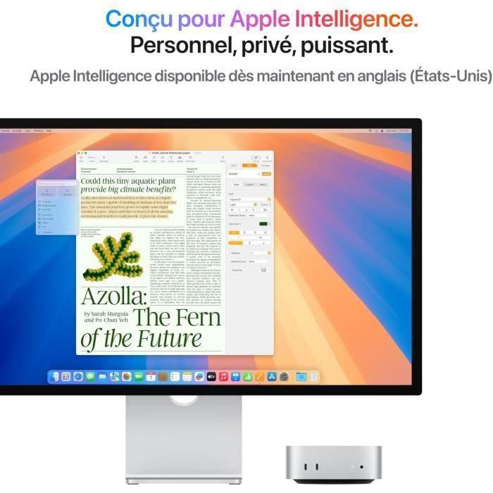 Apple - Mac mini (2024) Chip Apple M4 - 16 GB de RAM - Almacenamiento SSD de 256 GB - CPU de 10 núcleos GPU de 10 núcleos - Plata 3 Apple - Mac mini (2024) Chip Apple M4 - 16 GB de RAM - Almacenamiento SSD de 256 GB - CPU de 10 núcleos GPU de 10 núcleos - Plata 3