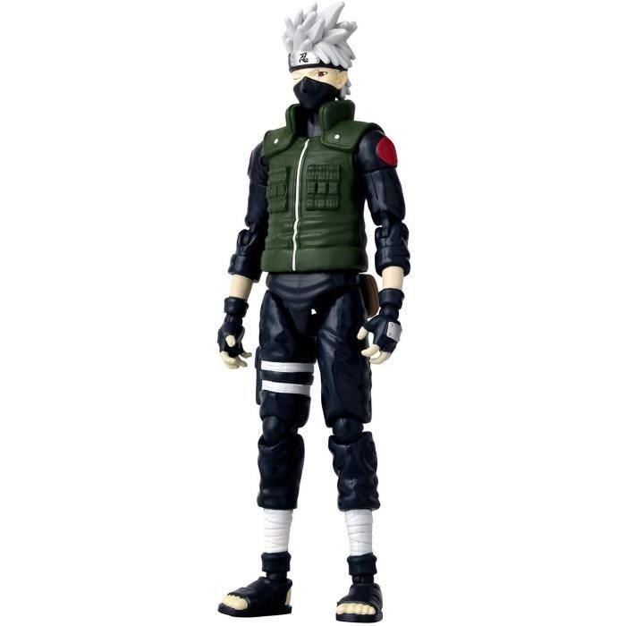 Bandai Figura de Acción Coleccionable Anime Heroes Naruto Shippuden Kakashi Hatake Cuarta Gran Guerra Ninja 17 cm con manos extra 3 Bandai Figura de Acción Coleccionable Anime Heroes Naruto Shippuden Kakashi Hatake Cuarta Gran Guerra Ninja 17 cm con manos extra 3