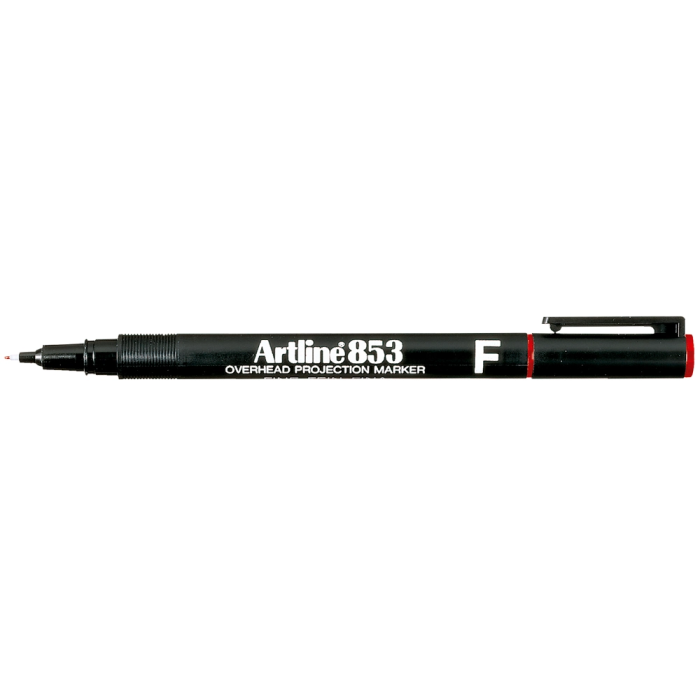 Artline Rotulador Permanente EK-853 Punta Redonda 0.5 mm Rojo 1