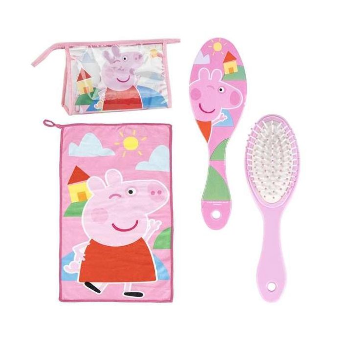 Cerdá Neceser de Aseo y Viaje para Accesorios Peppa Pig Infantil - Color Rosa, 23x15x8 cm, para +3 años 1
