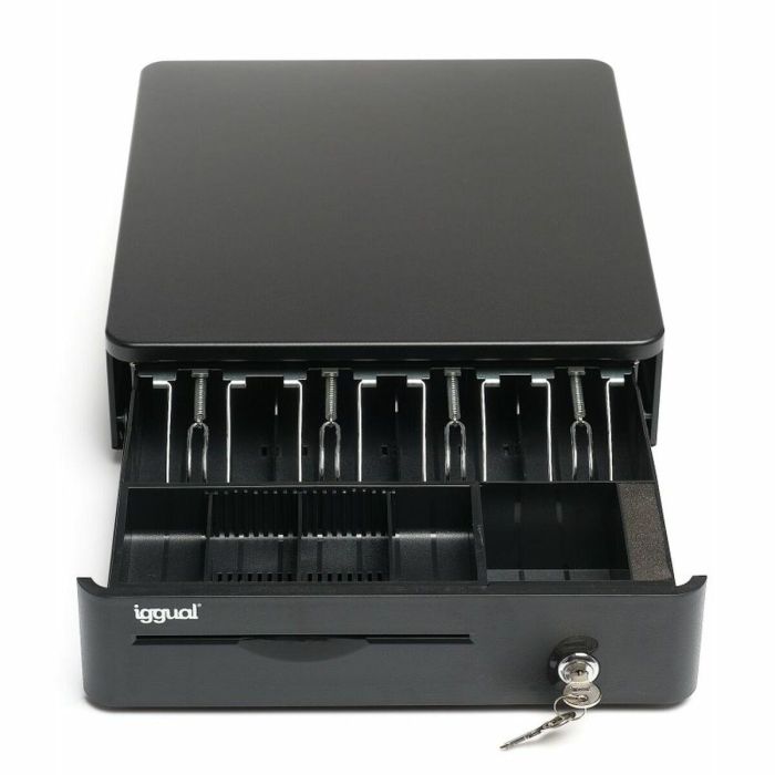 Cajón Portamonedas iggual IRON-10R Negro 2 Cajón Portamonedas iggual IRON-10R Negro 2