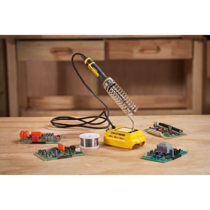 Soldador - 18 V - 204 °C a 484 °C - Rango V20 - STANLEY FATMAX, SFMCE040B-XJ 3 Soldador - 18 V - 204 °C a 484 °C - Rango V20 - STANLEY FATMAX, SFMCE040B-XJ 3