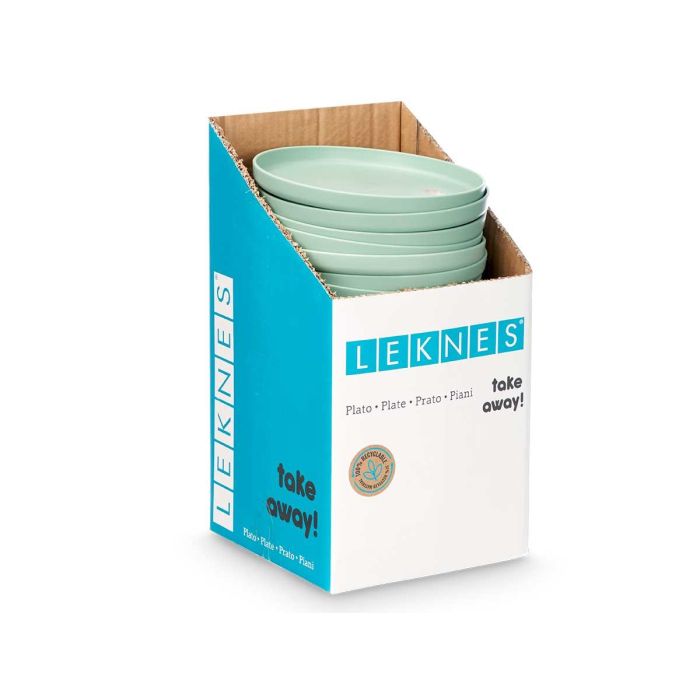 Plato Llano 19,5Cm Diam Verde Leknes (24 Unidades) 1 Plato Llano 19,5Cm Diam Verde Leknes (24 Unidades) 1