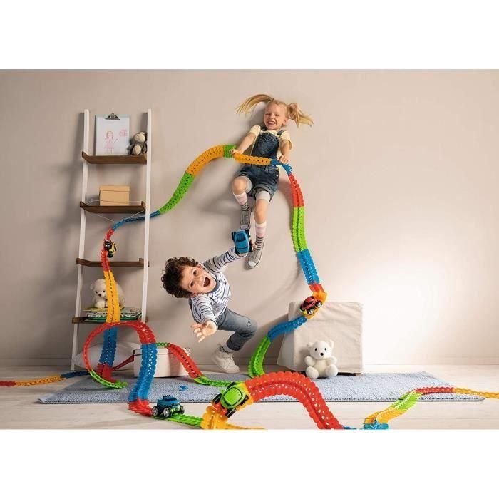 FleXtreme Discovery Set - Circuito de coches - 4,40 metros de largo - SMOBY 3