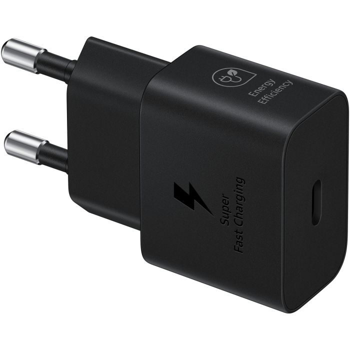 Samsung EP-2510XBEGEU Adaptador de Corriente 25W Super Fast Charging USB Tipo C 1 Puerto para Smartphone Negro 6 Samsung EP-2510XBEGEU Adaptador de Corriente 25W Super Fast Charging USB Tipo C 1 Puerto para Smartphone Negro 6