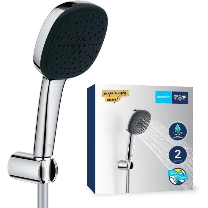 GROHE Vitalio Comfort 110 26399001 Set de ducha con rociador de 2 chorros, soporte y flexo - Ahorro de agua 0 GROHE Vitalio Comfort 110 26399001 Set de ducha con rociador de 2 chorros, soporte y flexo - Ahorro de agua 0