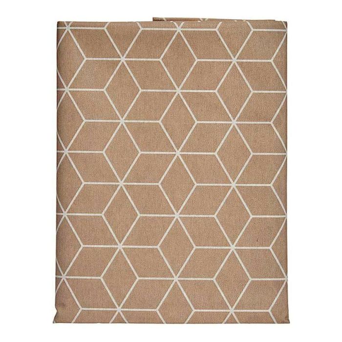 Mantel Loneta Antimanchas 140x180 cm Abstract Beige Kinvara - 70% Algodón, 30% Poliéster (10 Unidades) Mantel Loneta Antimanchas 140x180 cm Abstract Beige Kinvara - 70% Algodón, 30% Poliéster (10 Unidades)