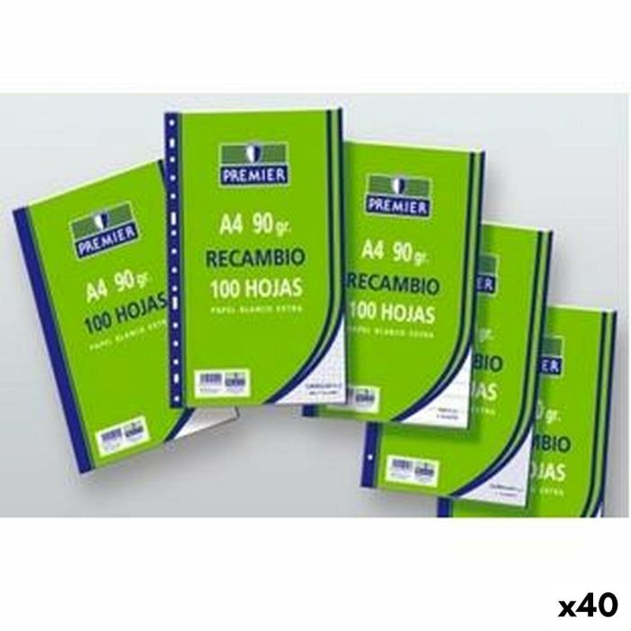 Bloc de Notas Blanco extra A4 100 Hojas (40 unidades) Bloc de Notas Blanco extra A4 100 Hojas (40 unidades)