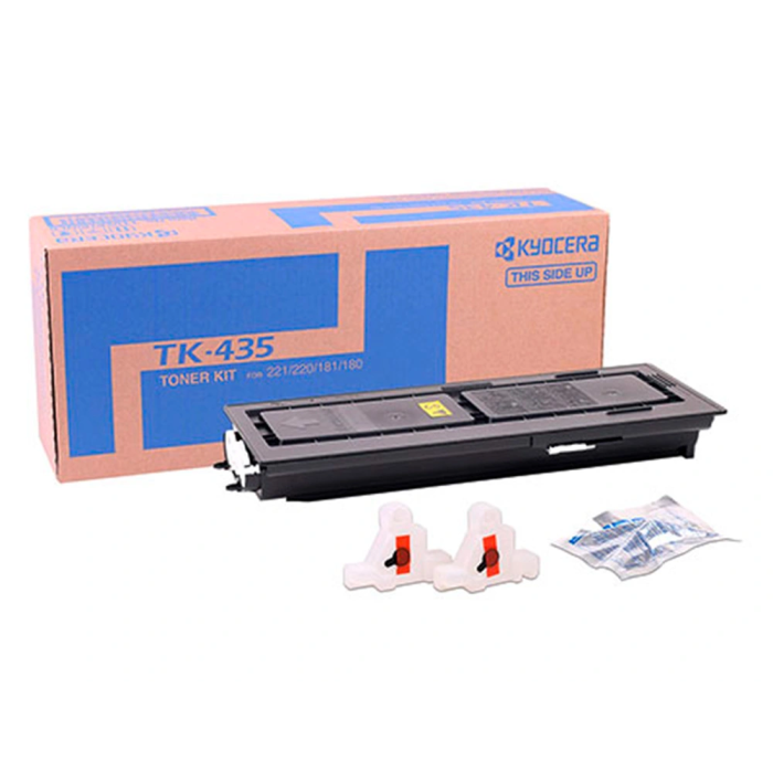 Kyocera TK-435 Tóner Negro para Taskalfa 180 / 220 / 181 / 221 3