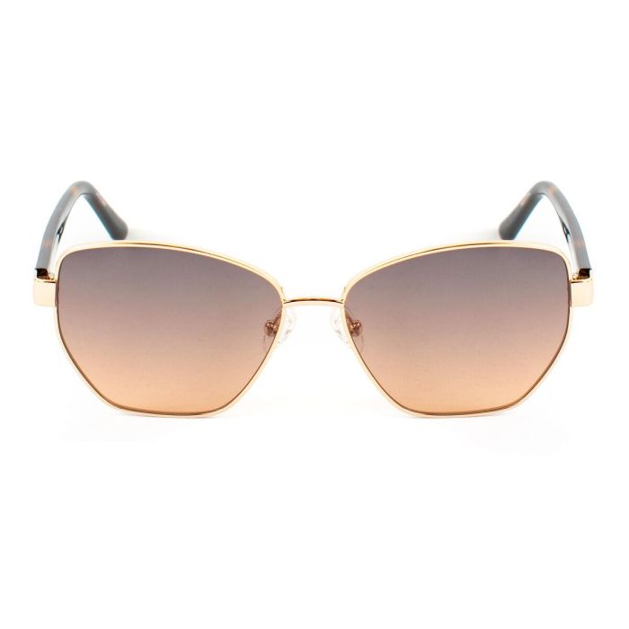 Guess GU00102 32F Gafas de Sol Mujer Cuadradas Montura Metal Dorado Cristales Marrón Degradado 56mm 1 Guess GU00102 32F Gafas de Sol Mujer Cuadradas Montura Metal Dorado Cristales Marrón Degradado 56mm 1