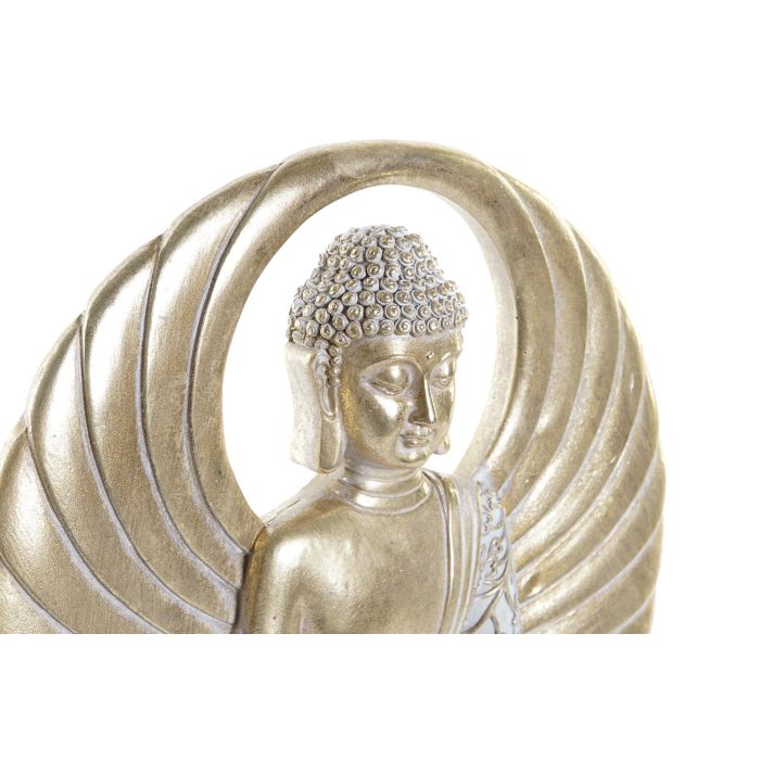 DKD Home Decor Figura Decorativa de Buda Oriental de Resina y Metal, Dorado y Negro, 8 cm Largo x 33 cm Alto x 25 cm Ancho 1 DKD Home Decor Figura Decorativa de Buda Oriental de Resina y Metal, Dorado y Negro, 8 cm Largo x 33 cm Alto x 25 cm Ancho 1