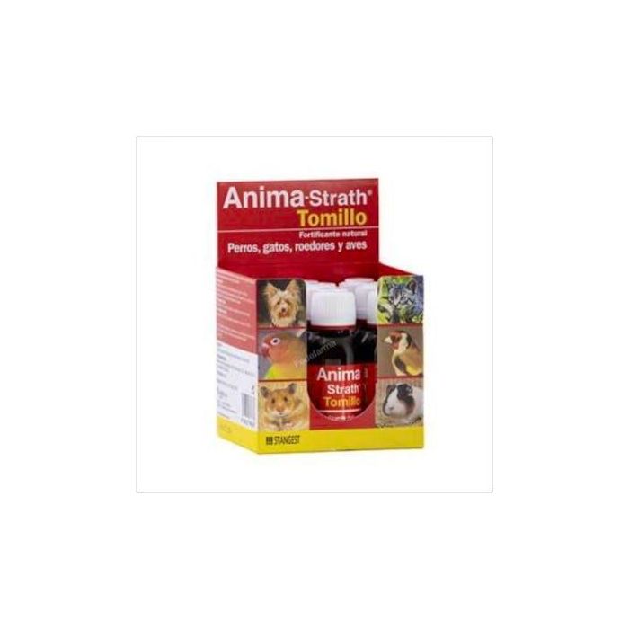Stangest Anima Strath Expositor 9x30 mL Antitusivo Natural para Perros, Gatos, Aves y Roedores