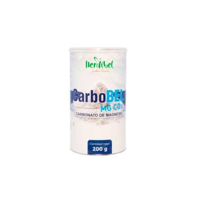 Herdibel Carbonato de Magnesio en Polvo 200g - Músculos, Huesos y Dientes - Apto para Veganos