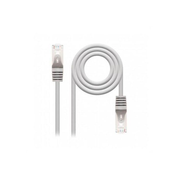 Nanocable 10.20.0810 Latiguillo Cable de Red Ethernet RJ45 FTP Cat.6 AWG24 OFC 10 metros Gris 1