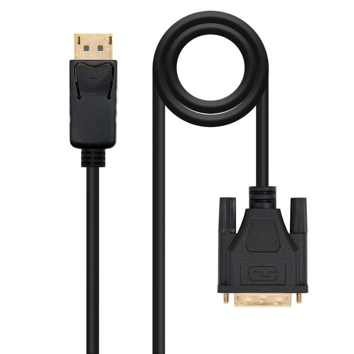NANOCABLE CABLE CONVERSOR DISPLAYPORT/M A DVI/M, NEGRO 2.0 M NANOCABLE CABLE CONVERSOR DISPLAYPORT/M A DVI/M, NEGRO 2.0 M