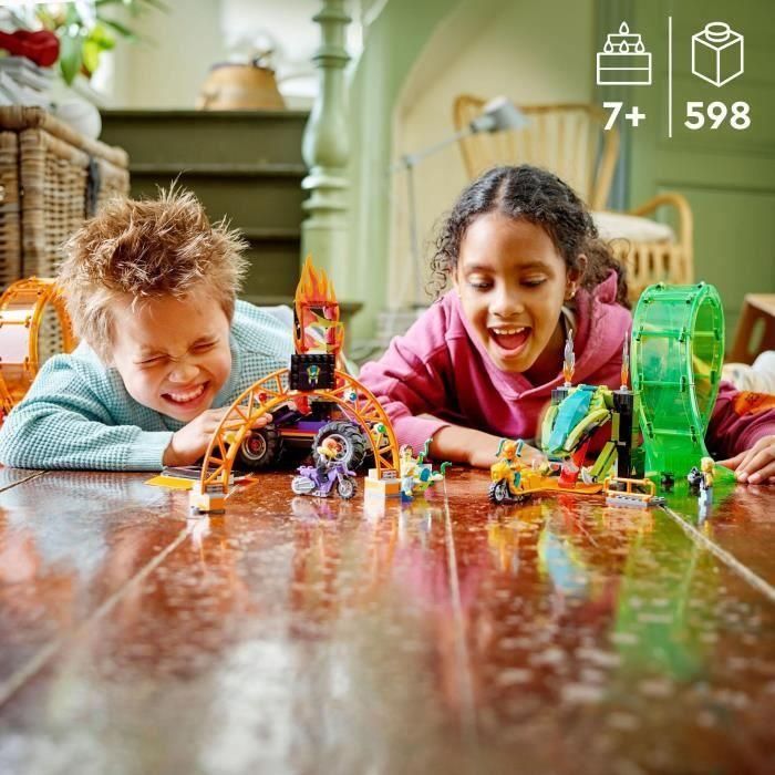 LEGO 60339 City Stuntz Stunt Arena con doble bucle, Monster Truck con rampa y minifiguras de Stunt, a partir de 7 años 4 LEGO 60339 City Stuntz Stunt Arena con doble bucle, Monster Truck con rampa y minifiguras de Stunt, a partir de 7 años 4