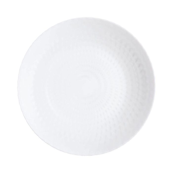 Plato Hondo Luminarc Pampille Blanco Vidrio (20 cm) (24 Unidades) 1