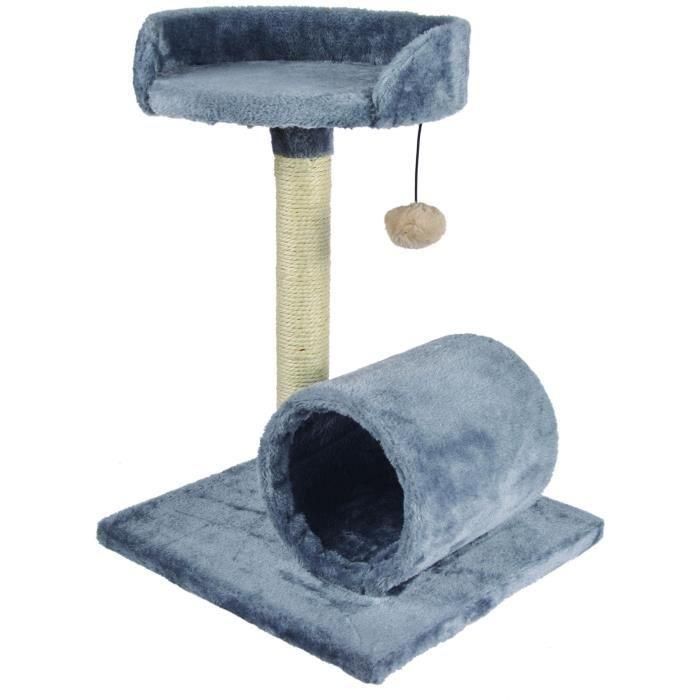 Poste rascador M.PETS EREBUS - Gris y beige