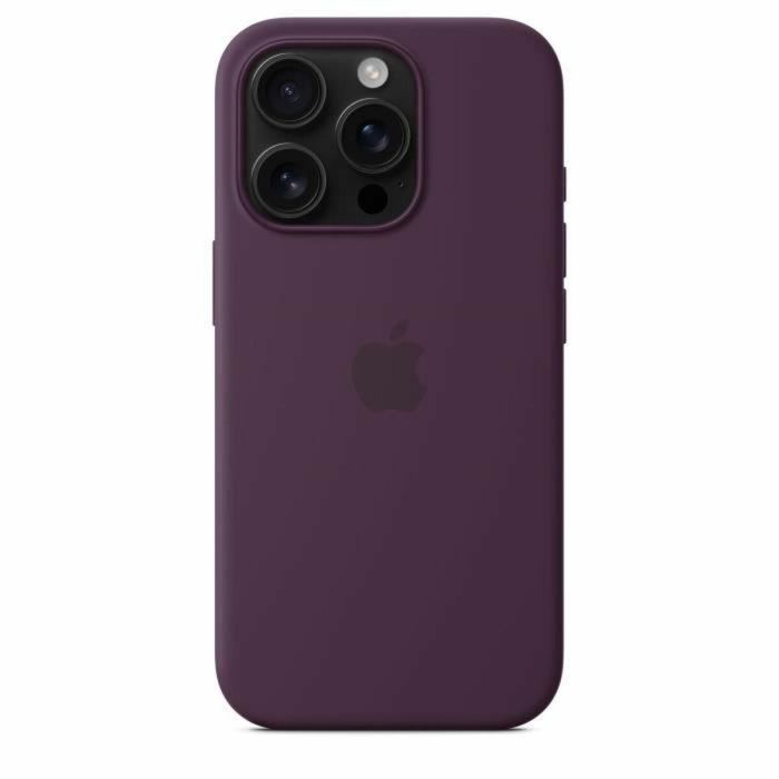 Apple Funda de Silicona con MagSafe para iPhone 16 Pro - Ciruela 1 Apple Funda de Silicona con MagSafe para iPhone 16 Pro - Ciruela 1