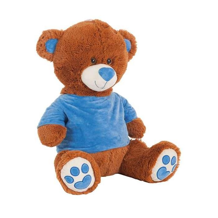 Oso camiseta terciopelo rosa/azul surt. 50 cm 2 Oso camiseta terciopelo rosa/azul surt. 50 cm 2