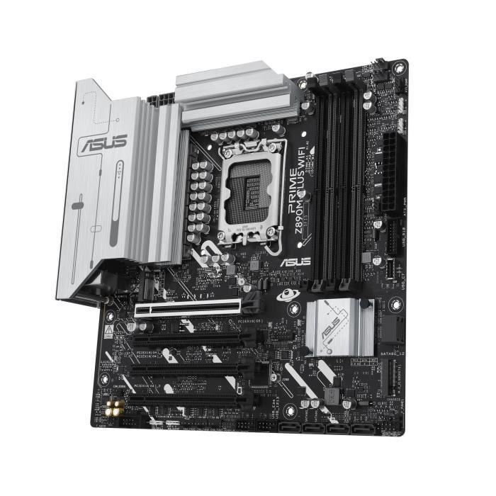 ASUS 1851 PRIME Z890M-Plus Wifi Placa Base micro-ATX Intel LGA 1851 DDR5, Wi-Fi 7, Core Ultra (Series 2) 3