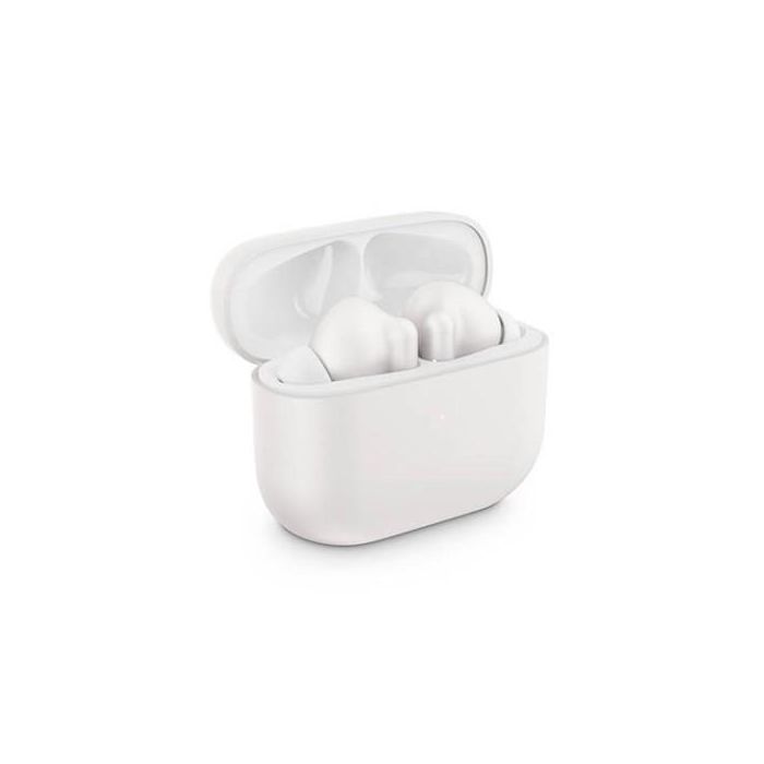 Energy Sistem Auriculares True Wireless S2 con Estuche de Carga, 20h Autonomía, Bluetooth 5.0, Deep Bass, Micrófono y Cancelación de Ruido para Llamadas - Blanco