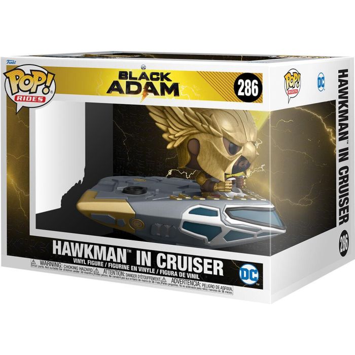 Figura POP DC Comics Black Adam Hawkman in Cruiser 2