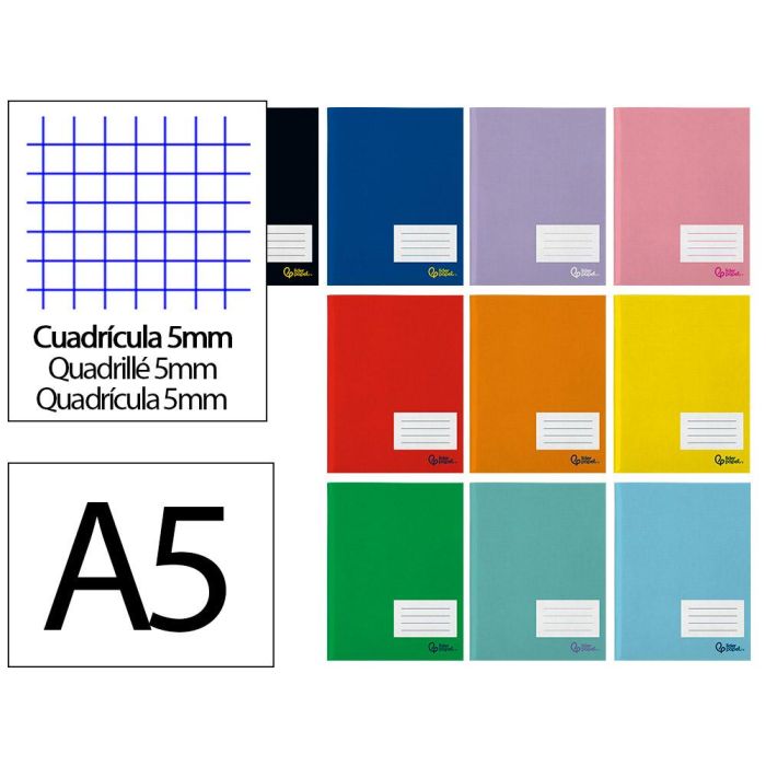 Libreta Liderpapel Smart A5 Plus 48 Hojas 75 gr-M2 Cuadro 5 mm Con Margen Colores Surtido Libreta Liderpapel Smart A5 Plus 48 Hojas 75 gr-M2 Cuadro 5 mm Con Margen Colores Surtido