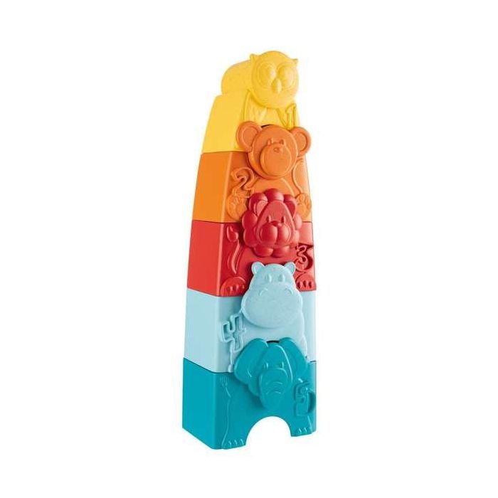 Chicco Torre Apilable Animalitos 2 en 1 para Desarrollar Lógica y Habilidades Manuales, Juguete Infantil Educativo, 11x7x35 cm 3 Chicco Torre Apilable Animalitos 2 en 1 para Desarrollar Lógica y Habilidades Manuales, Juguete Infantil Educativo, 11x7x35 cm 3