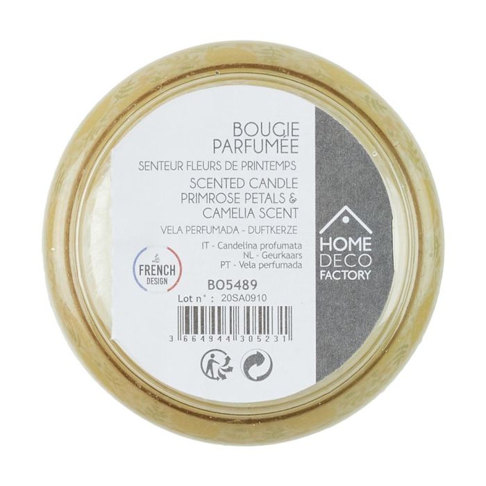 Home Deco Factory Vela Perfumada Flor Oriental Tarro Vidrio Tapa Madera altura 8,5 cm 1 Home Deco Factory Vela Perfumada Flor Oriental Tarro Vidrio Tapa Madera altura 8,5 cm 1