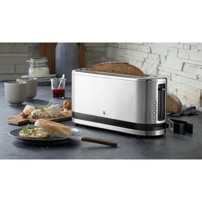 WMF 04.1412.0011 Tostador de Ranura Larga KÜCHENminis 2 Rebanadas, Acero Inoxidable, 900W, Descongelar y Recalentar 7 WMF 04.1412.0011 Tostador de Ranura Larga KÜCHENminis 2 Rebanadas, Acero Inoxidable, 900W, Descongelar y Recalentar 7