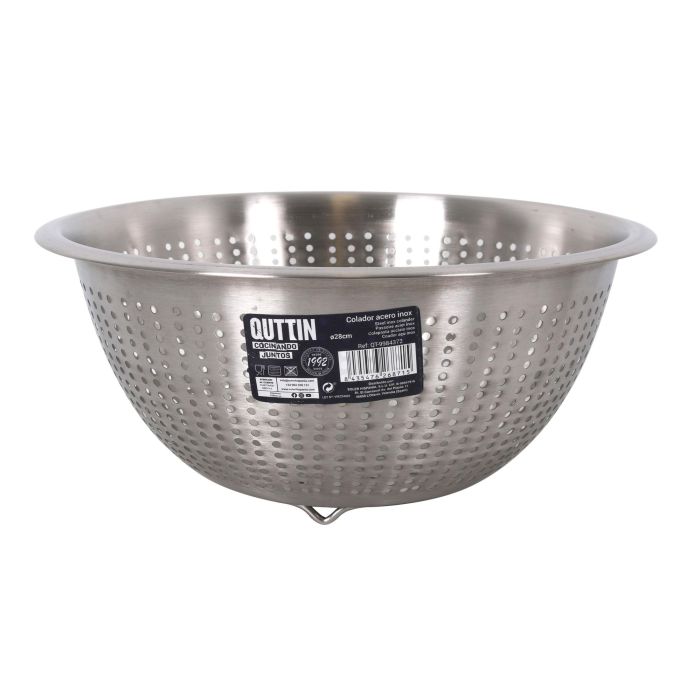 Colador de Acero Quttin 28 cm - Inde (8 Unidades) 1 Colador de Acero Quttin 28 cm - Inde (8 Unidades) 1