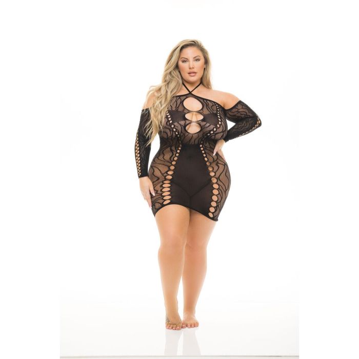 Vestido Pink Lipstick Negro (L) 0 Vestido Pink Lipstick Negro (L) 0