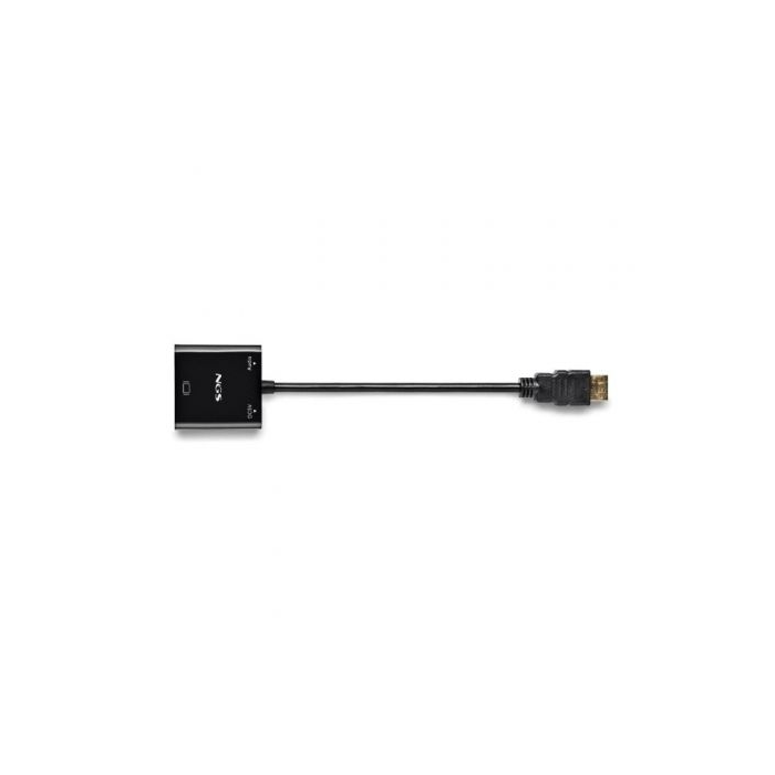 Adaptado NGS Chamaleon/ HDMI Macho - VGA Hembra/ Incluye Cable de Audio y Alimentación USB 3